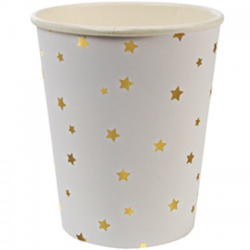 Copos Estrelas Dourado